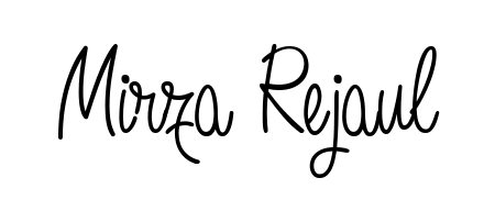 Try this chic Mirza Rejaul handwritten sign style. Using Angelique-Rose-font-FFP font elements, it gives your name a sleek, memorable identity. Mirza Rejaul signature style 5 images and pictures png