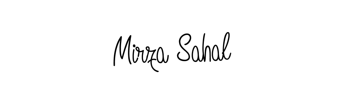 Design your own signature with our free online signature maker. With this signature software, you can create a handwritten (Angelique-Rose-font-FFP) signature for name Mirza Sahal. Mirza Sahal signature style 5 images and pictures png