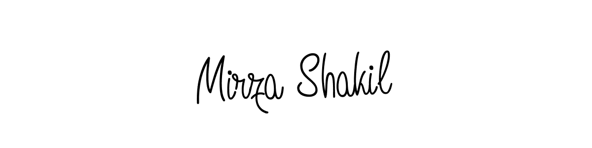 Also we have Mirza Shakil name is the best signature style. Create professional handwritten signature collection using Angelique-Rose-font-FFP autograph style. Mirza Shakil signature style 5 images and pictures png