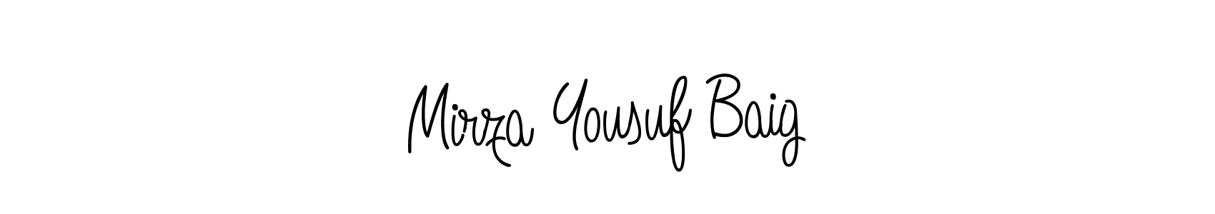 This is the best signature style for the Mirza Yousuf Baig name. Also you like these signature font (Angelique-Rose-font-FFP). Mix name signature. Mirza Yousuf Baig signature style 5 images and pictures png