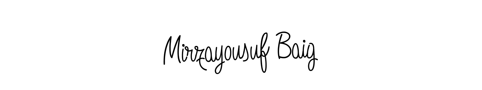 How to Draw Mirzayousuf Baig signature style? Angelique-Rose-font-FFP is a latest design signature styles for name Mirzayousuf Baig. Mirzayousuf Baig signature style 5 images and pictures png