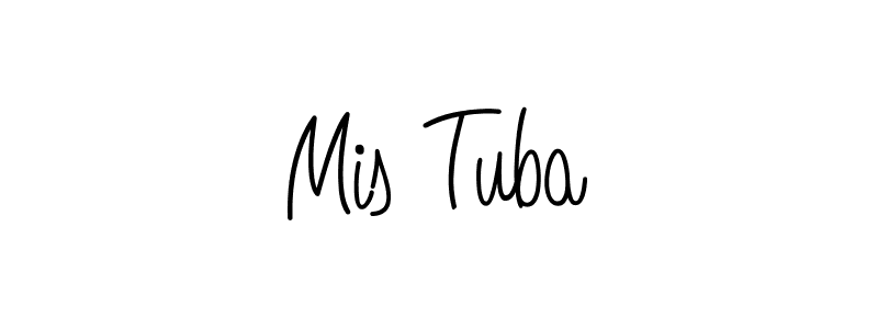 Use a signature maker to create a handwritten signature online. With this signature software, you can design (Angelique-Rose-font-FFP) your own signature for name Mis Tuba. Mis Tuba signature style 5 images and pictures png