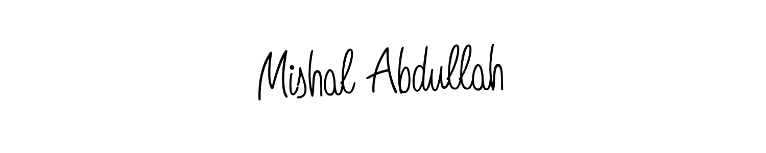 Make a beautiful signature design for name Mishal Abdullah. Use this online signature maker to create a handwritten signature for free. Mishal Abdullah signature style 5 images and pictures png