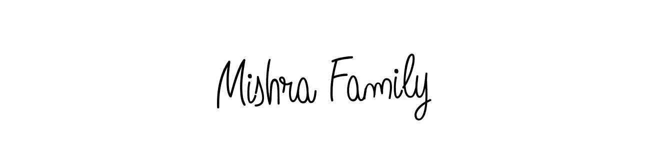 Create a beautiful signature design for name Mishra Family. With this signature (Angelique-Rose-font-FFP) fonts, you can make a handwritten signature for free. Mishra Family signature style 5 images and pictures png