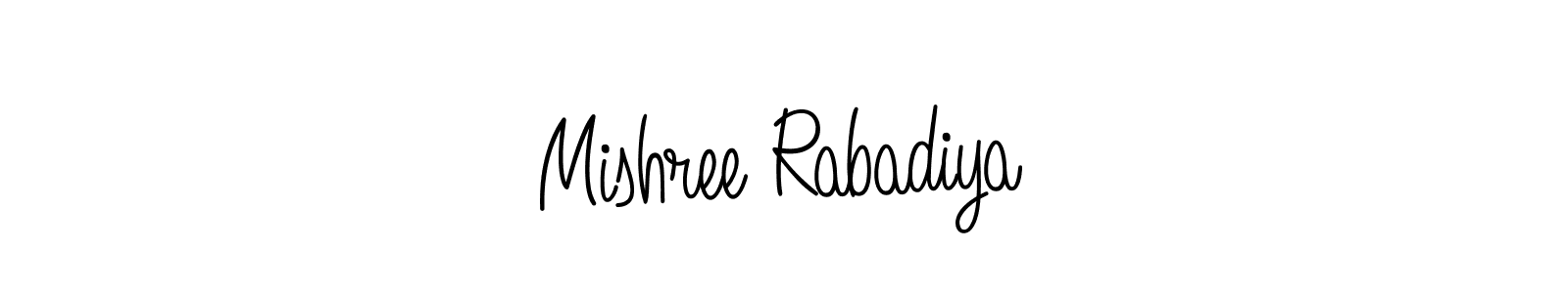 Also You can easily find your signature by using the search form. We will create Mishree Rabadiya name handwritten signature images for you free of cost using Angelique-Rose-font-FFP sign style. Mishree Rabadiya signature style 5 images and pictures png
