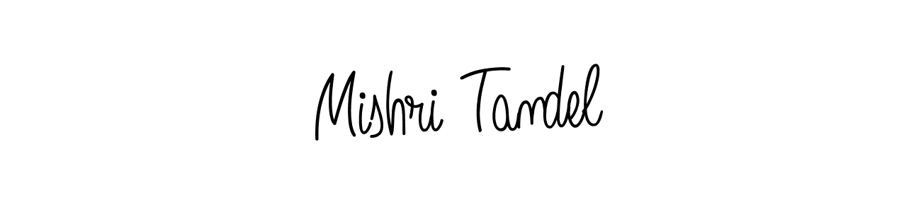The best way (Angelique-Rose-font-FFP) to make a short signature is to pick only two or three words in your name. The name Mishri Tandel include a total of six letters. For converting this name. Mishri Tandel signature style 5 images and pictures png