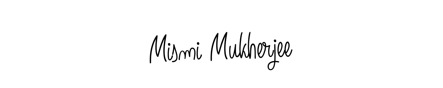 Angelique-Rose-font-FFP is a professional signature style that is perfect for those who want to add a touch of class to their signature. It is also a great choice for those who want to make their signature more unique. Get Mismi Mukherjee name to fancy signature for free. Mismi Mukherjee signature style 5 images and pictures png
