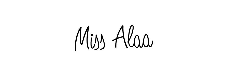 Make a beautiful signature design for name Miss Alaa. Use this online signature maker to create a handwritten signature for free. Miss Alaa signature style 5 images and pictures png