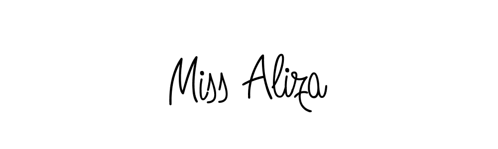 Make a beautiful signature design for name Miss Aliza. Use this online signature maker to create a handwritten signature for free. Miss Aliza signature style 5 images and pictures png