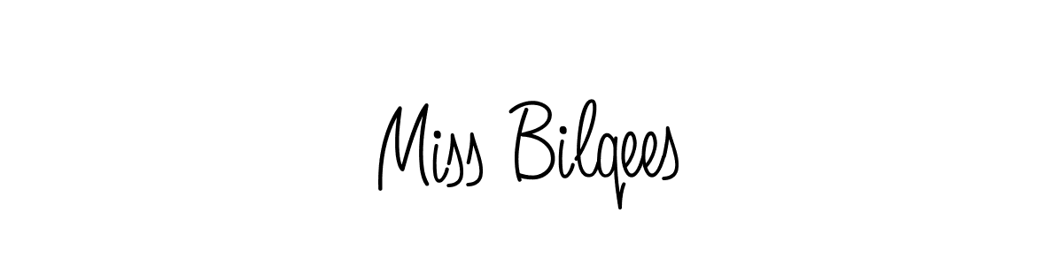 Also we have Miss Bilqees name is the best signature style. Create professional handwritten signature collection using Angelique-Rose-font-FFP autograph style. Miss Bilqees signature style 5 images and pictures png