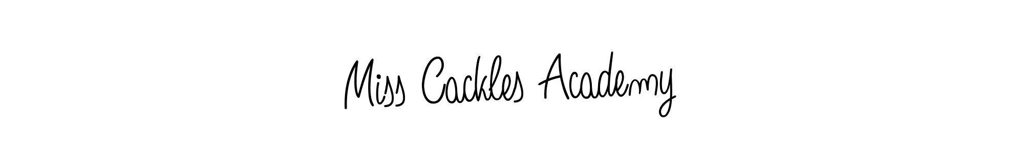 How to make Miss Cackles Academy signature? Angelique-Rose-font-FFP is a professional autograph style. Create handwritten signature for Miss Cackles Academy name. Miss Cackles Academy signature style 5 images and pictures png