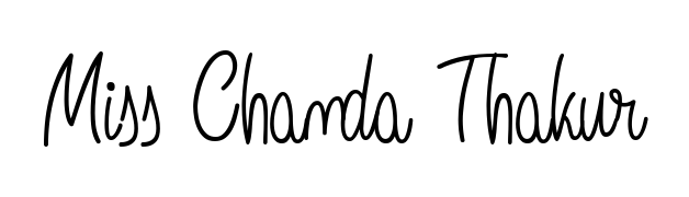 Achieve flawless digital penmanship with Miss Chanda Thakur name in Angelique-Rose-font-FFP font. The perfect tool for creating online signatures. Miss Chanda Thakur signature style 5 images and pictures png
