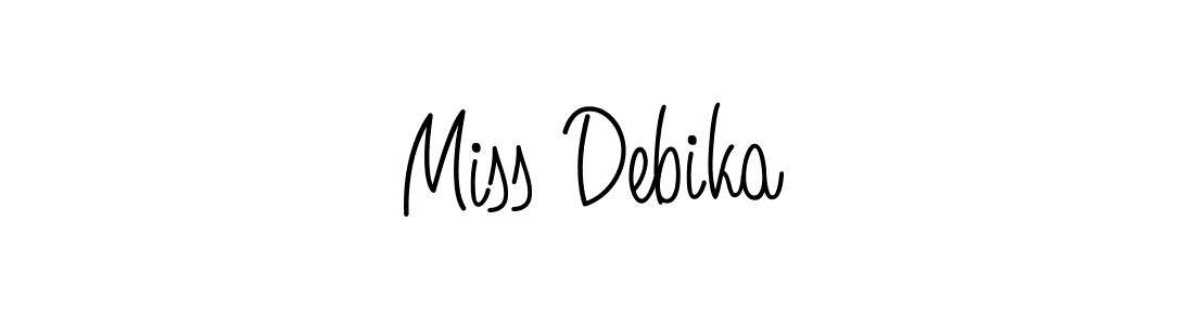 Also we have Miss Debika name is the best signature style. Create professional handwritten signature collection using Angelique-Rose-font-FFP autograph style. Miss Debika signature style 5 images and pictures png