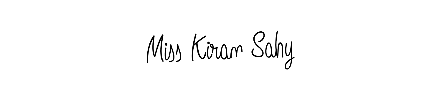 Similarly Angelique-Rose-font-FFP is the best handwritten signature design. Signature creator online .You can use it as an online autograph creator for name Miss Kiran Sahy. Miss Kiran Sahy signature style 5 images and pictures png
