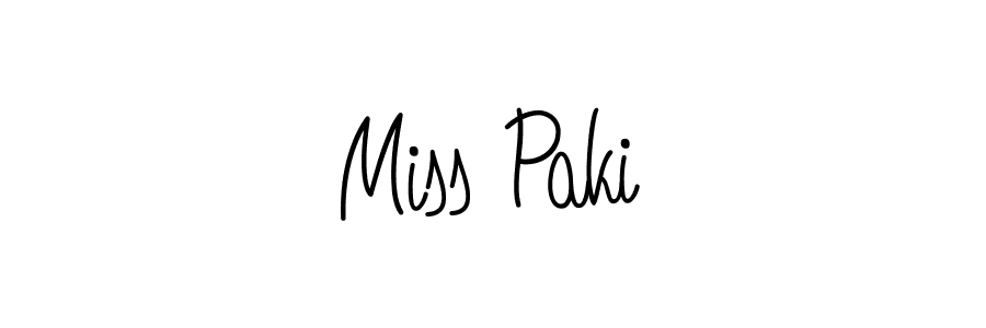 Make a beautiful signature design for name Miss Paki. Use this online signature maker to create a handwritten signature for free. Miss Paki signature style 5 images and pictures png