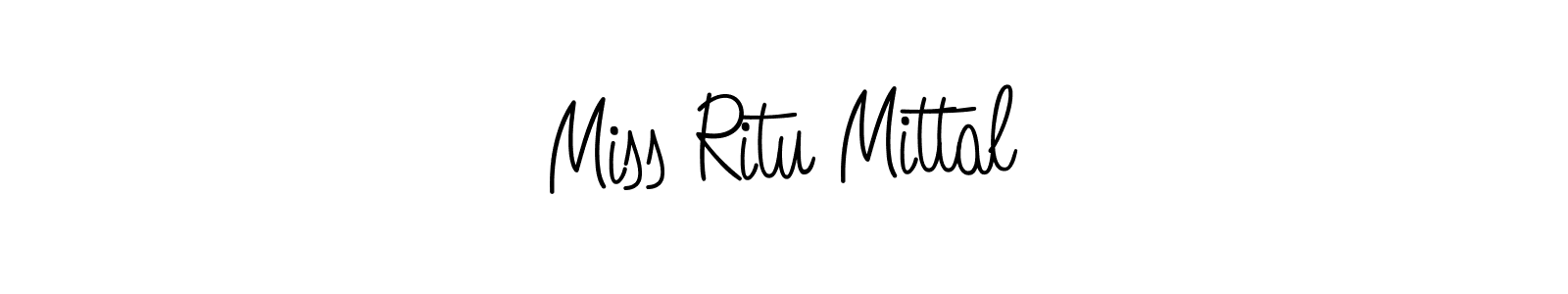How to make Miss Ritu Mittal signature? Angelique-Rose-font-FFP is a professional autograph style. Create handwritten signature for Miss Ritu Mittal name. Miss Ritu Mittal signature style 5 images and pictures png