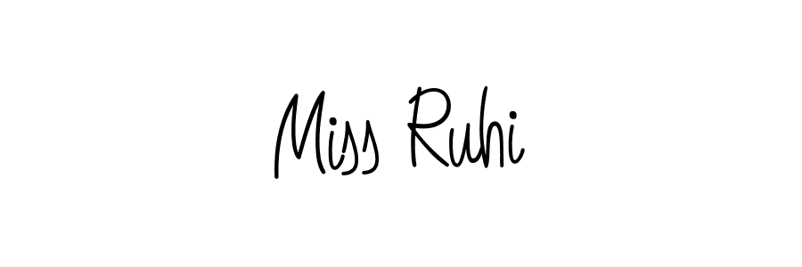 Make a beautiful signature design for name Miss Ruhi. Use this online signature maker to create a handwritten signature for free. Miss Ruhi signature style 5 images and pictures png