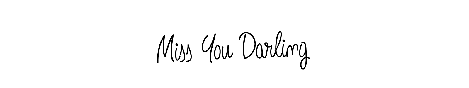 if you are searching for the best signature style for your name Miss You Darling. so please give up your signature search. here we have designed multiple signature styles  using Angelique-Rose-font-FFP. Miss You Darling signature style 5 images and pictures png