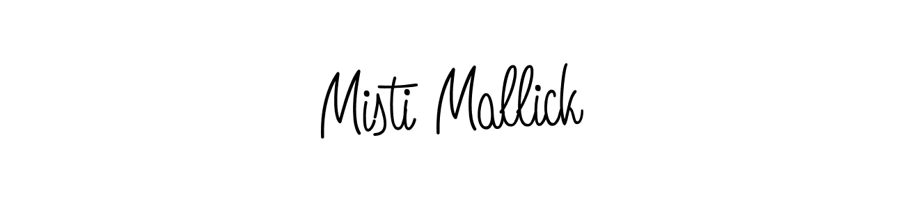 Create a beautiful signature design for name Misti Mallick. With this signature (Angelique-Rose-font-FFP) fonts, you can make a handwritten signature for free. Misti Mallick signature style 5 images and pictures png
