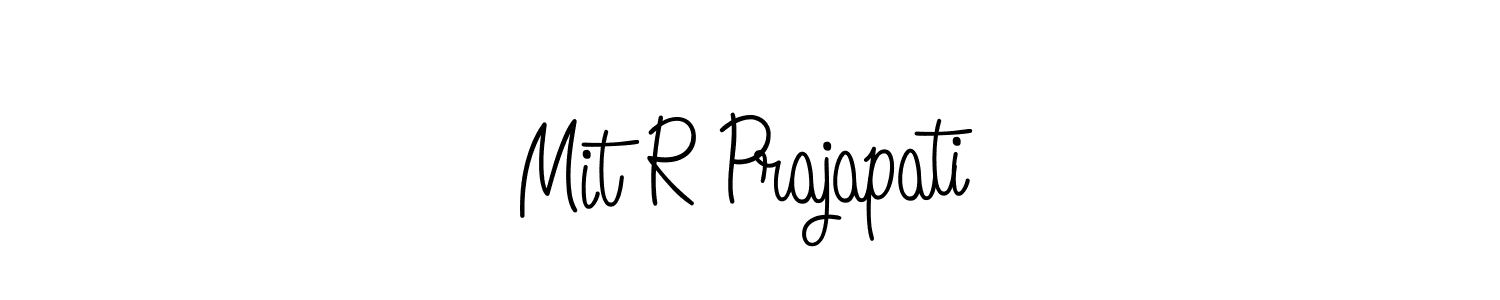 Here are the top 10 professional signature styles for the name Mit R Prajapati. These are the best autograph styles you can use for your name. Mit R Prajapati signature style 5 images and pictures png