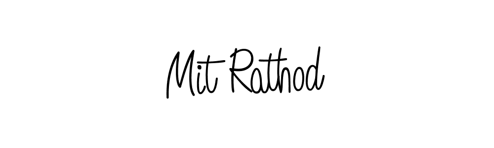 Mit Rathod stylish signature style. Best Handwritten Sign (Angelique-Rose-font-FFP) for my name. Handwritten Signature Collection Ideas for my name Mit Rathod. Mit Rathod signature style 5 images and pictures png