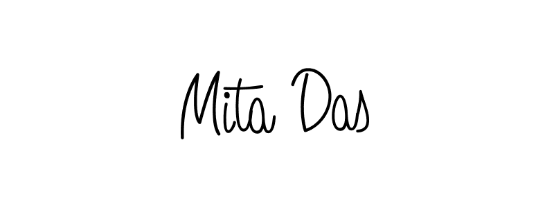 The best way (Angelique-Rose-font-FFP) to make a short signature is to pick only two or three words in your name. The name Mita Das include a total of six letters. For converting this name. Mita Das signature style 5 images and pictures png