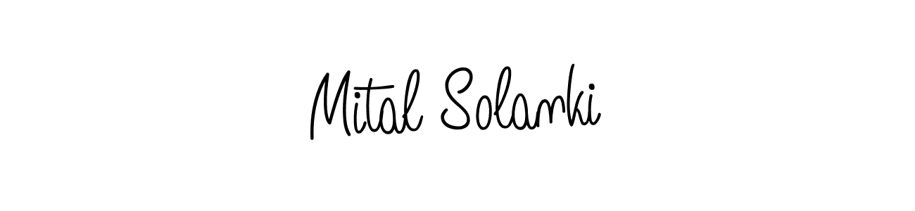 Mital Solanki stylish signature style. Best Handwritten Sign (Angelique-Rose-font-FFP) for my name. Handwritten Signature Collection Ideas for my name Mital Solanki. Mital Solanki signature style 5 images and pictures png