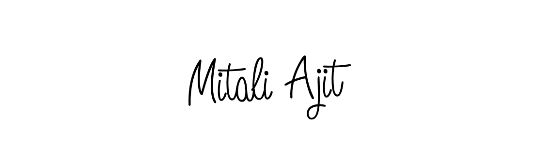 Create a beautiful signature design for name Mitali Ajit. With this signature (Angelique-Rose-font-FFP) fonts, you can make a handwritten signature for free. Mitali Ajit signature style 5 images and pictures png