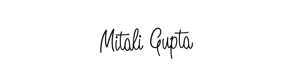 Create a beautiful signature design for name Mitali Gupta. With this signature (Angelique-Rose-font-FFP) fonts, you can make a handwritten signature for free. Mitali Gupta signature style 5 images and pictures png