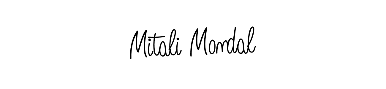 Make a short Mitali Mondal signature style. Manage your documents anywhere anytime using Angelique-Rose-font-FFP. Create and add eSignatures, submit forms, share and send files easily. Mitali Mondal signature style 5 images and pictures png