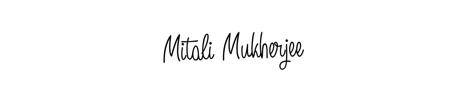 Make a short Mitali Mukherjee signature style. Manage your documents anywhere anytime using Angelique-Rose-font-FFP. Create and add eSignatures, submit forms, share and send files easily. Mitali Mukherjee signature style 5 images and pictures png