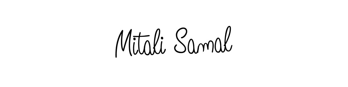 How to make Mitali Samal signature? Angelique-Rose-font-FFP is a professional autograph style. Create handwritten signature for Mitali Samal name. Mitali Samal signature style 5 images and pictures png
