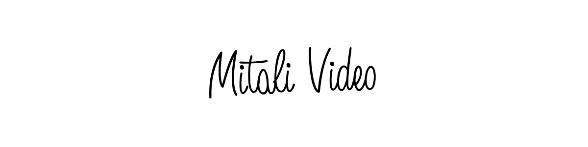 Similarly Angelique-Rose-font-FFP is the best handwritten signature design. Signature creator online .You can use it as an online autograph creator for name Mitali Video. Mitali Video signature style 5 images and pictures png