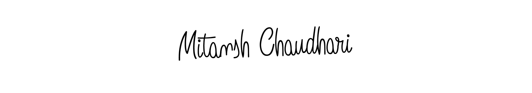 How to Draw Mitansh Chaudhari signature style? Angelique-Rose-font-FFP is a latest design signature styles for name Mitansh Chaudhari. Mitansh Chaudhari signature style 5 images and pictures png