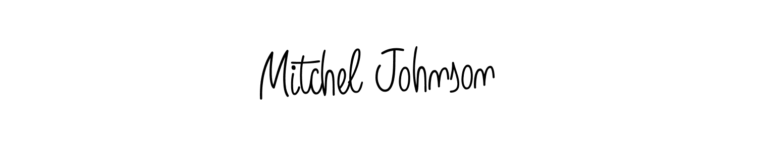 Once you've used our free online signature maker to create your best signature Angelique-Rose-font-FFP style, it's time to enjoy all of the benefits that Mitchel Johnson name signing documents. Mitchel Johnson signature style 5 images and pictures png