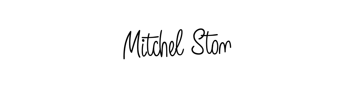 Similarly Angelique-Rose-font-FFP is the best handwritten signature design. Signature creator online .You can use it as an online autograph creator for name Mitchel Ston. Mitchel Ston signature style 5 images and pictures png