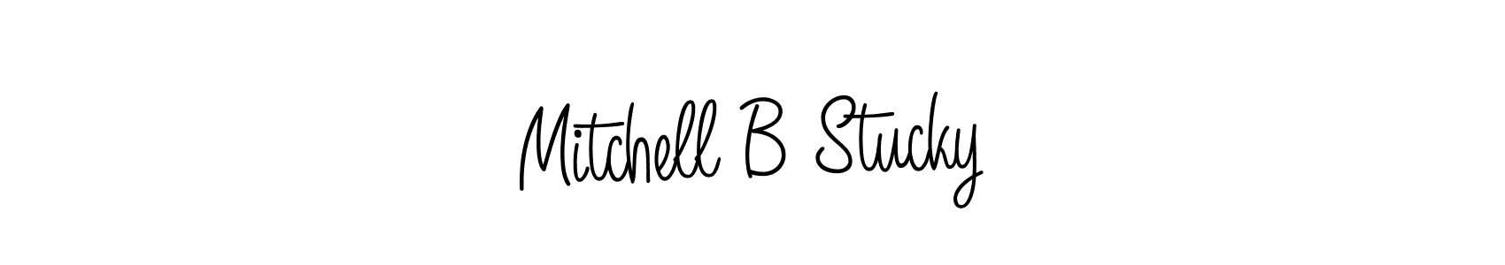 Make a beautiful signature design for name Mitchell B Stucky. Use this online signature maker to create a handwritten signature for free. Mitchell B Stucky signature style 5 images and pictures png