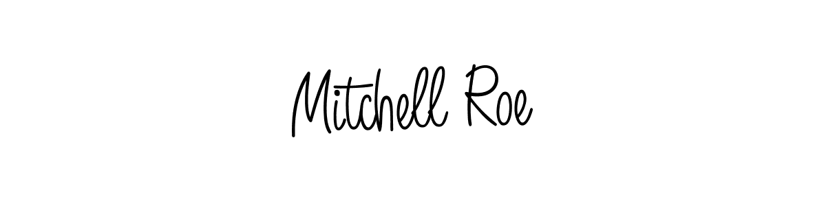 Mitchell Roe stylish signature style. Best Handwritten Sign (Angelique-Rose-font-FFP) for my name. Handwritten Signature Collection Ideas for my name Mitchell Roe. Mitchell Roe signature style 5 images and pictures png