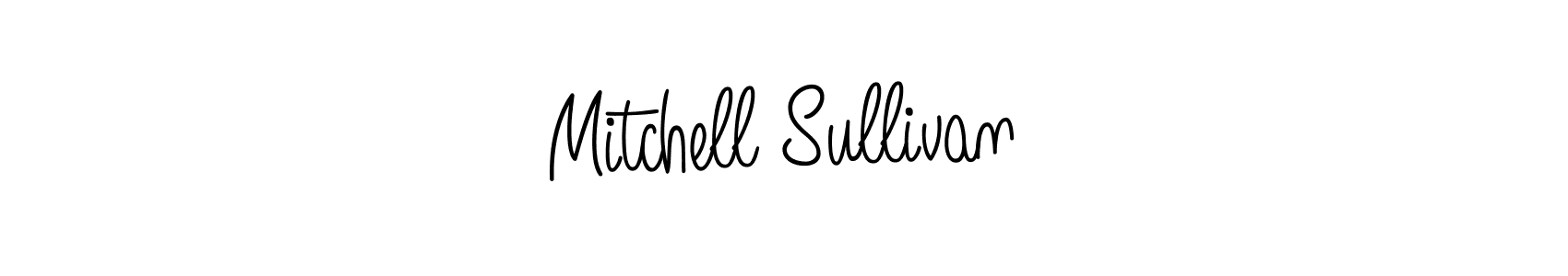 Mitchell Sullivan stylish signature style. Best Handwritten Sign (Angelique-Rose-font-FFP) for my name. Handwritten Signature Collection Ideas for my name Mitchell Sullivan. Mitchell Sullivan signature style 5 images and pictures png