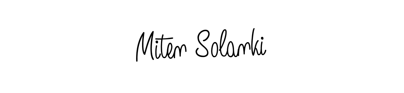 How to make Miten Solanki signature? Angelique-Rose-font-FFP is a professional autograph style. Create handwritten signature for Miten Solanki name. Miten Solanki signature style 5 images and pictures png