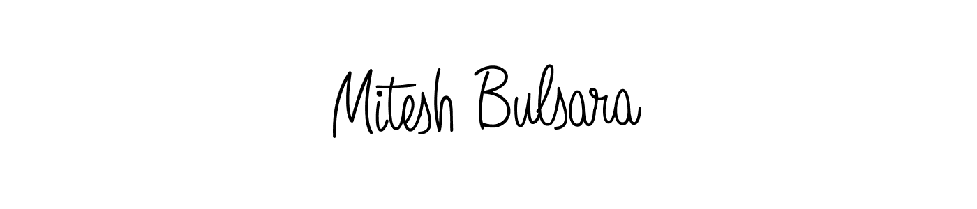 How to make Mitesh Bulsara signature? Angelique-Rose-font-FFP is a professional autograph style. Create handwritten signature for Mitesh Bulsara name. Mitesh Bulsara signature style 5 images and pictures png