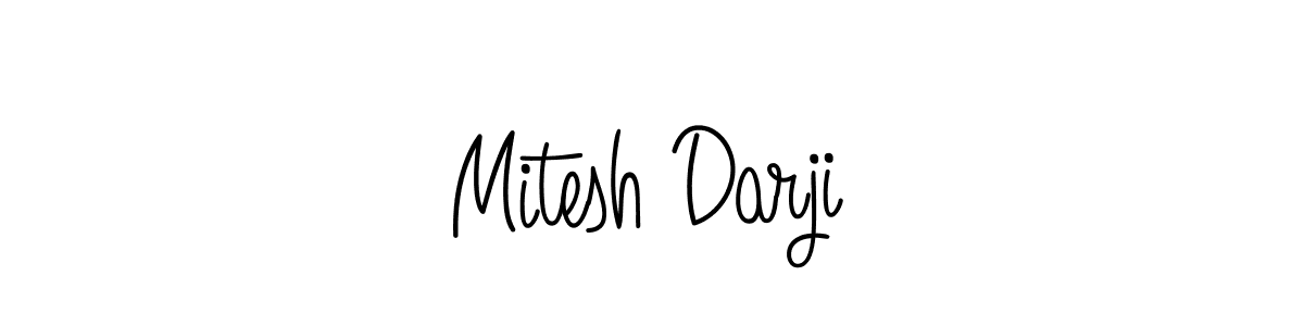 How to Draw Mitesh Darji signature style? Angelique-Rose-font-FFP is a latest design signature styles for name Mitesh Darji. Mitesh Darji signature style 5 images and pictures png