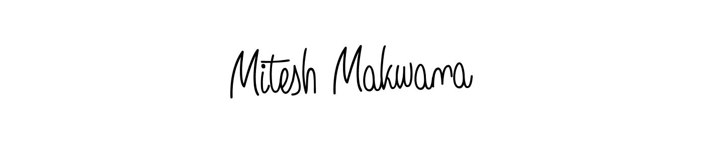 You can use this online signature creator to create a handwritten signature for the name Mitesh Makwana. This is the best online autograph maker. Mitesh Makwana signature style 5 images and pictures png