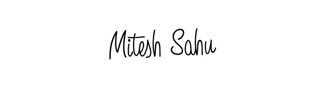 Best and Professional Signature Style for Mitesh Sahu. Angelique-Rose-font-FFP Best Signature Style Collection. Mitesh Sahu signature style 5 images and pictures png