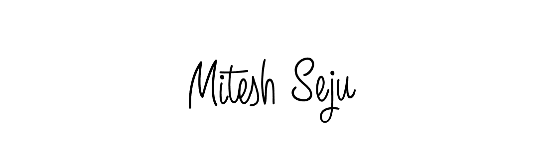 if you are searching for the best signature style for your name Mitesh Seju. so please give up your signature search. here we have designed multiple signature styles  using Angelique-Rose-font-FFP. Mitesh Seju signature style 5 images and pictures png