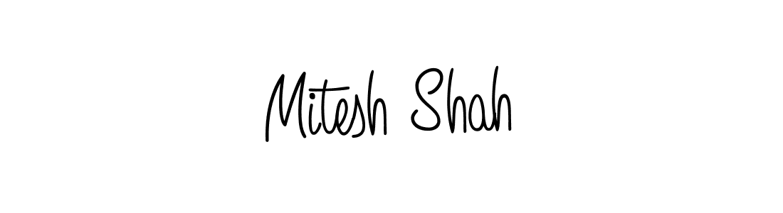 How to Draw Mitesh Shah signature style? Angelique-Rose-font-FFP is a latest design signature styles for name Mitesh Shah. Mitesh Shah signature style 5 images and pictures png
