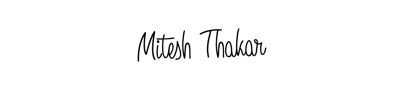 How to make Mitesh Thakar signature? Angelique-Rose-font-FFP is a professional autograph style. Create handwritten signature for Mitesh Thakar name. Mitesh Thakar signature style 5 images and pictures png