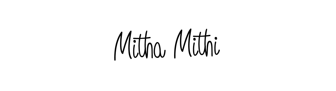 Make a beautiful signature design for name Mitha Mithi. Use this online signature maker to create a handwritten signature for free. Mitha Mithi signature style 5 images and pictures png