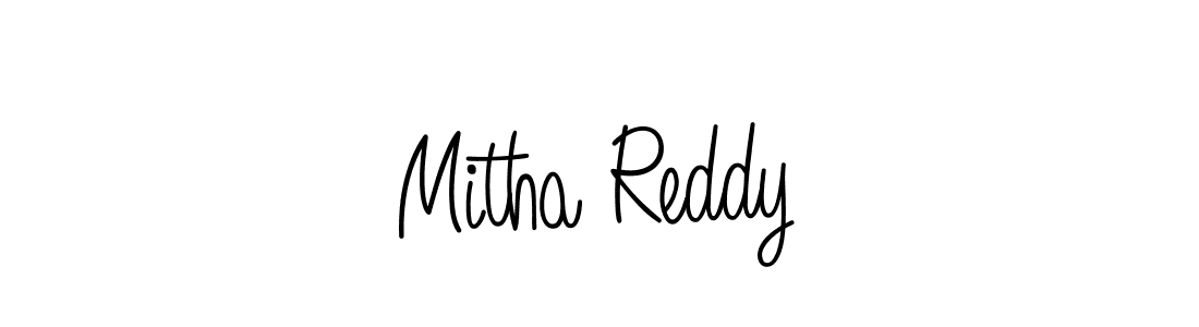How to make Mitha Reddy signature? Angelique-Rose-font-FFP is a professional autograph style. Create handwritten signature for Mitha Reddy name. Mitha Reddy signature style 5 images and pictures png