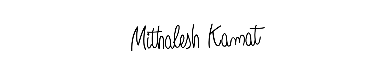 Once you've used our free online signature maker to create your best signature Angelique-Rose-font-FFP style, it's time to enjoy all of the benefits that Mithalesh Kamat name signing documents. Mithalesh Kamat signature style 5 images and pictures png